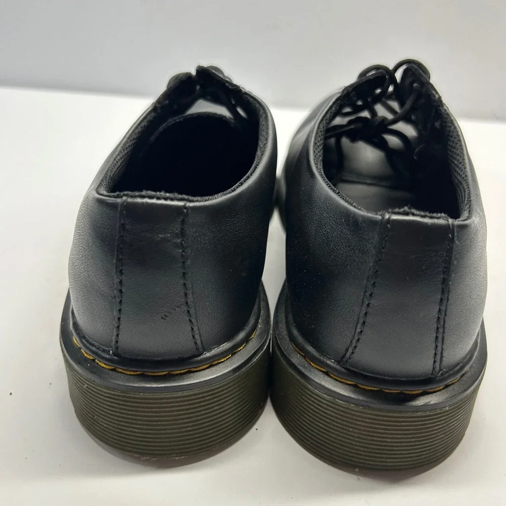 Dr. Martens 1461 Y Oxford Black Unisex US Women 7 Men 6 Leather Classic Docs